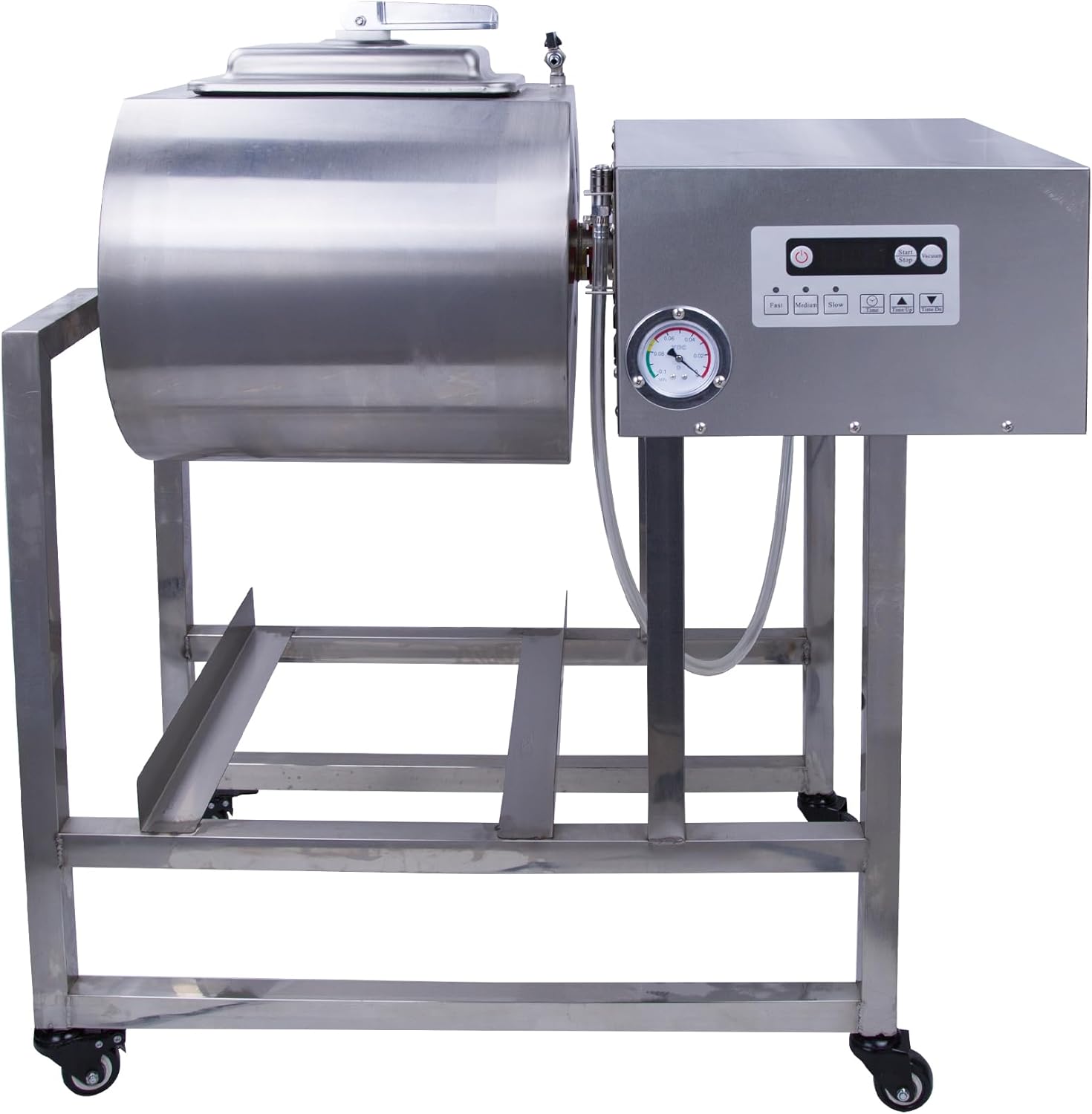 Hakka Commercial Meat Tumbler 90lb/45 liters - Vacuum Curing Machine for Jerky, Sausage, Bacon & More