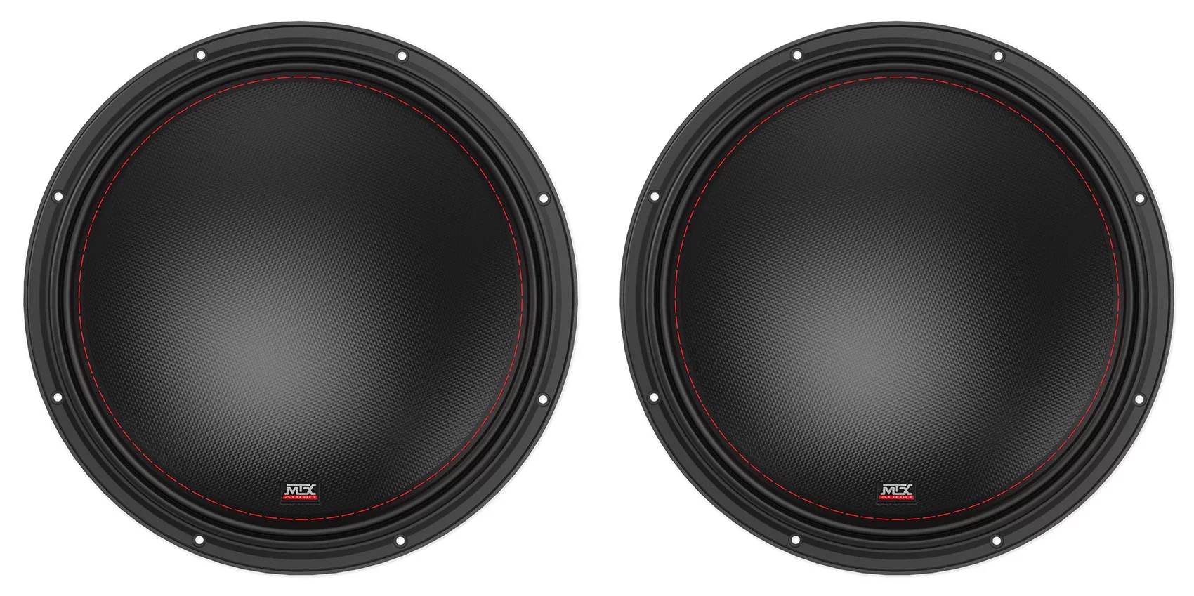 (2) MTX 7515-44 15" 1500 Watt RMS Competition Subwoofers DVC 4ohm Car Audio Subs - Curated Treasures Market