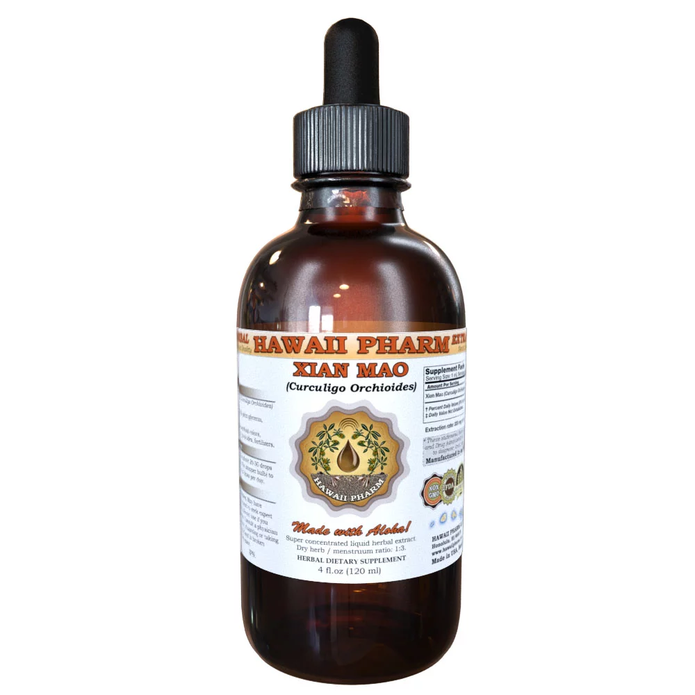 Xian Mao, Curculigo (Curculigo Orchioides) Tincture, Organic Dried Root Powder Liquid Extract, 仙茅, Herbal Supplement 2 oz