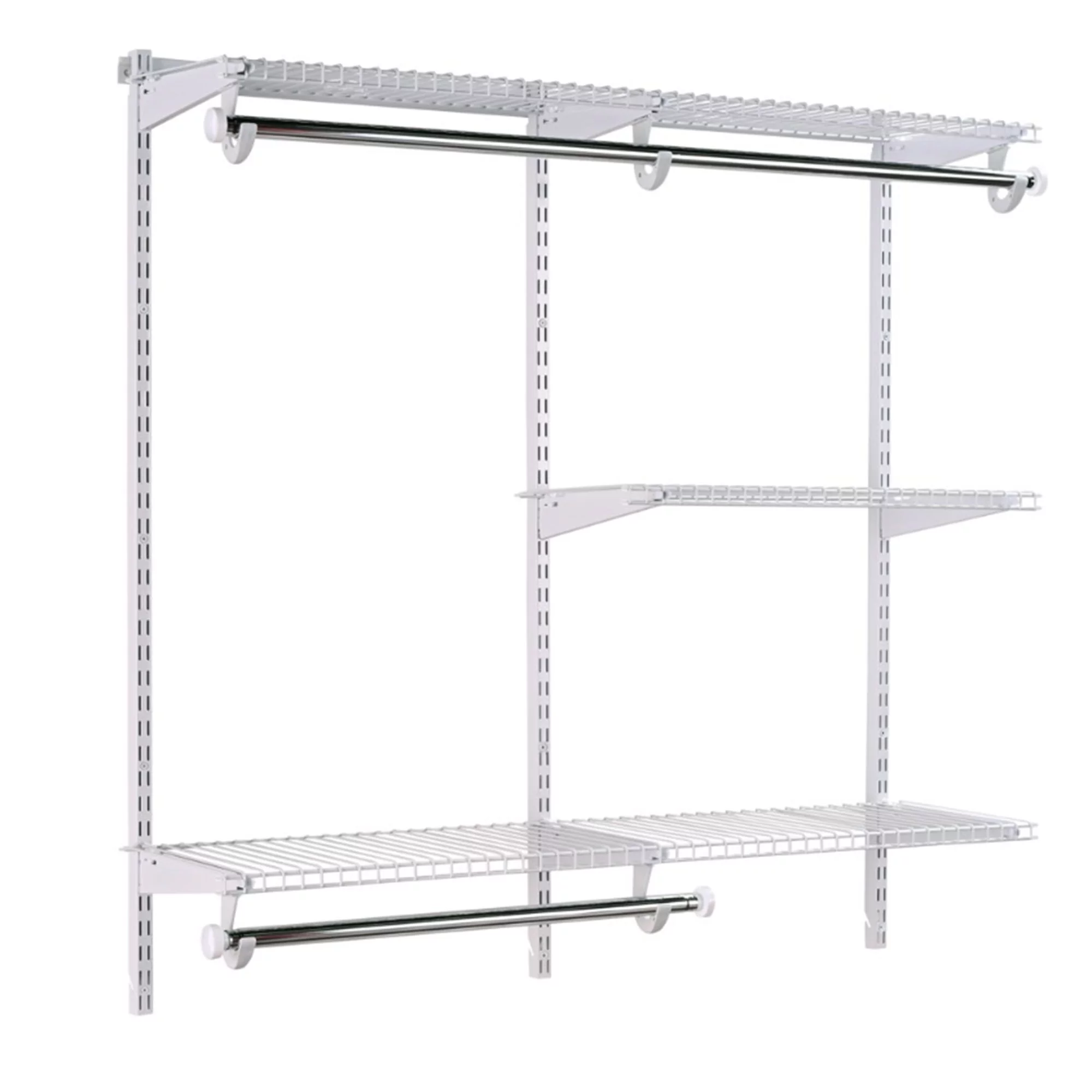 Rubbermaid Configurations White Closet Kit - FG3G5902WHT - Radiant Selections