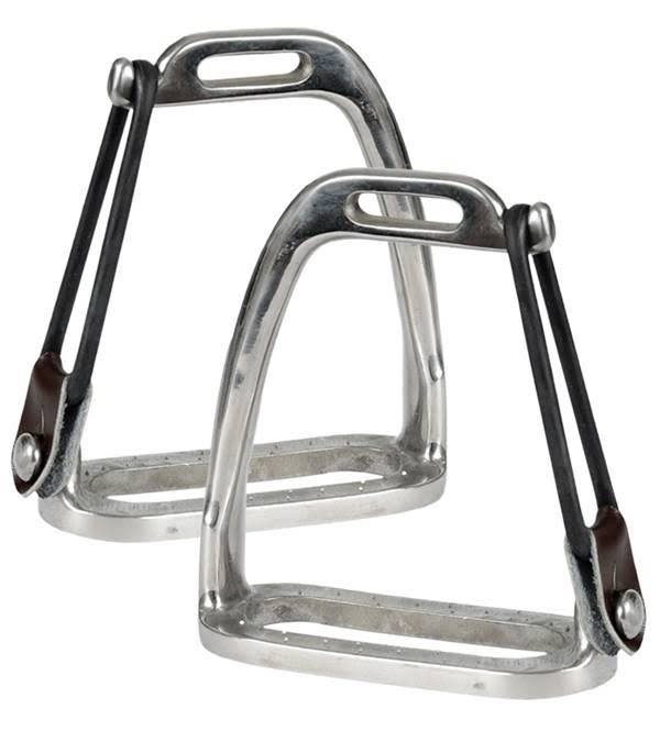 Jacks 1035-4-3-4 Stainless Steel Peacock Safety Stirrups - 4.75 in.