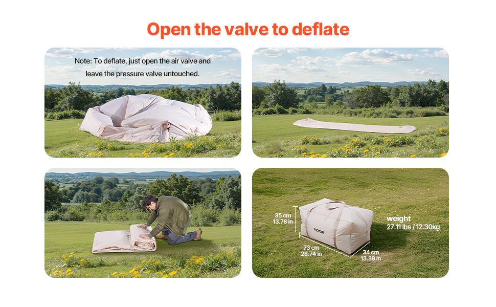 Aufblasbares Campingzelt
