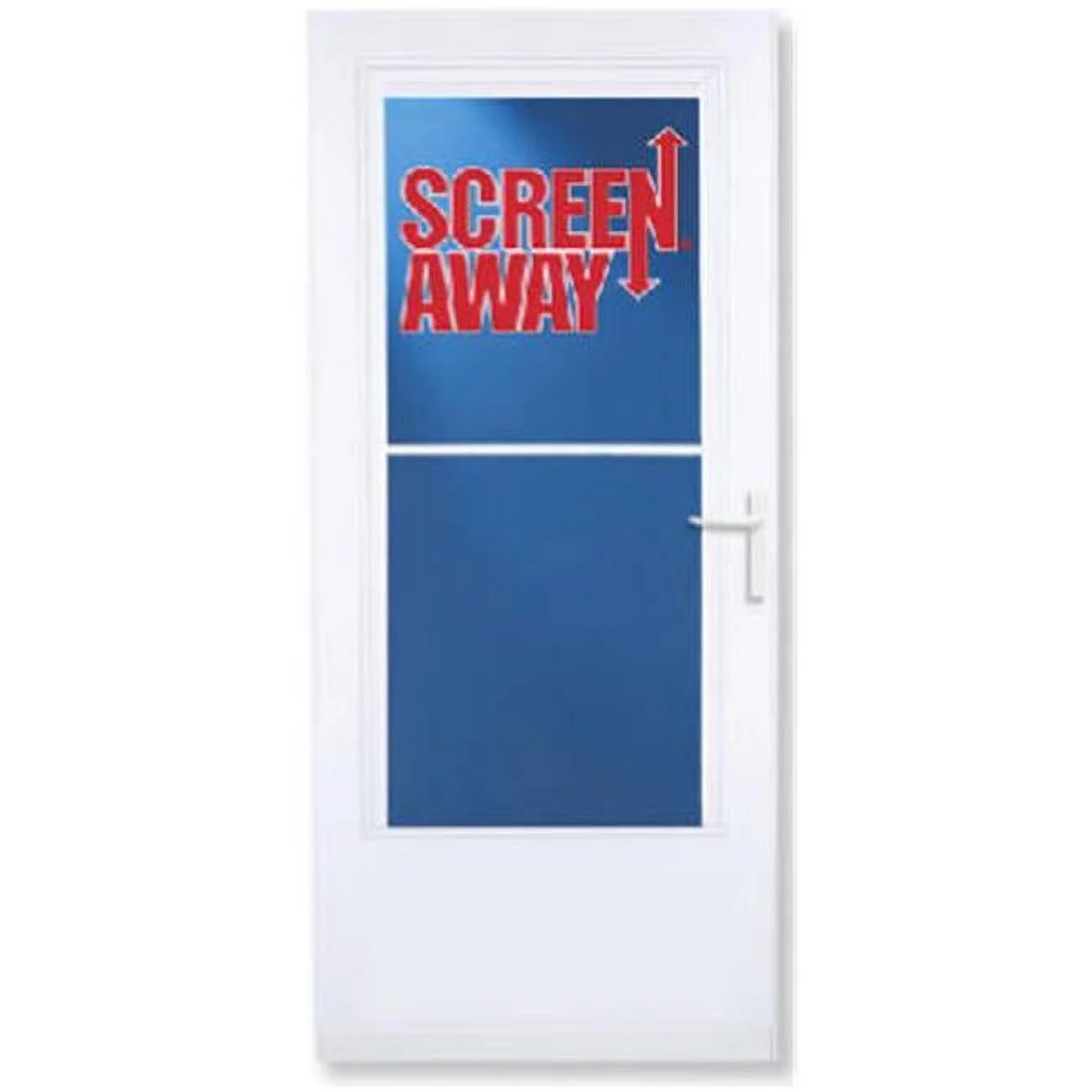 Larson 37081031 32 x 81 in. White - Retractable Screen Storm Door - Curated Treasures Market