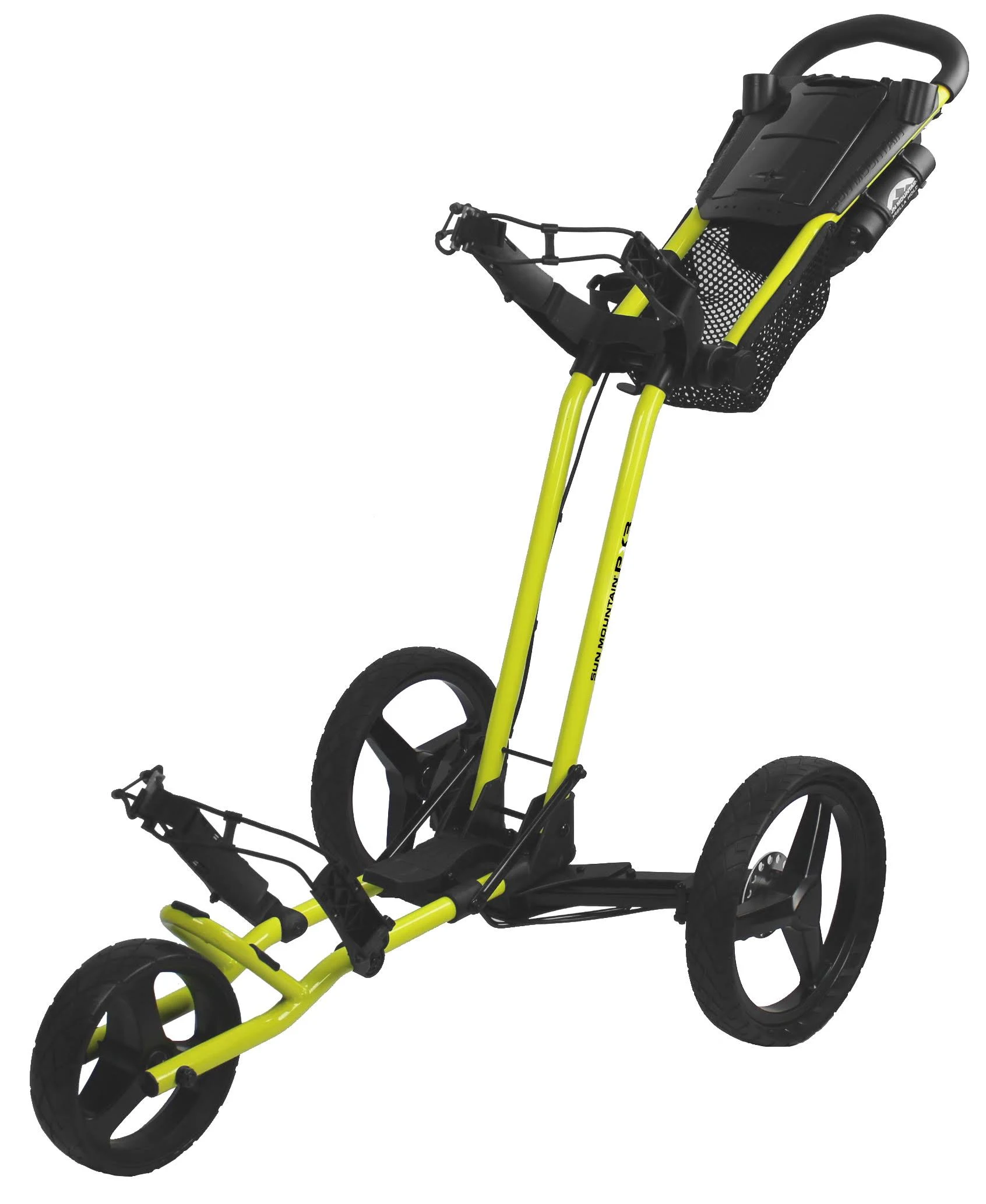 Sun Mountain Pathfinder PX3 Push Cart Bag in Yellow