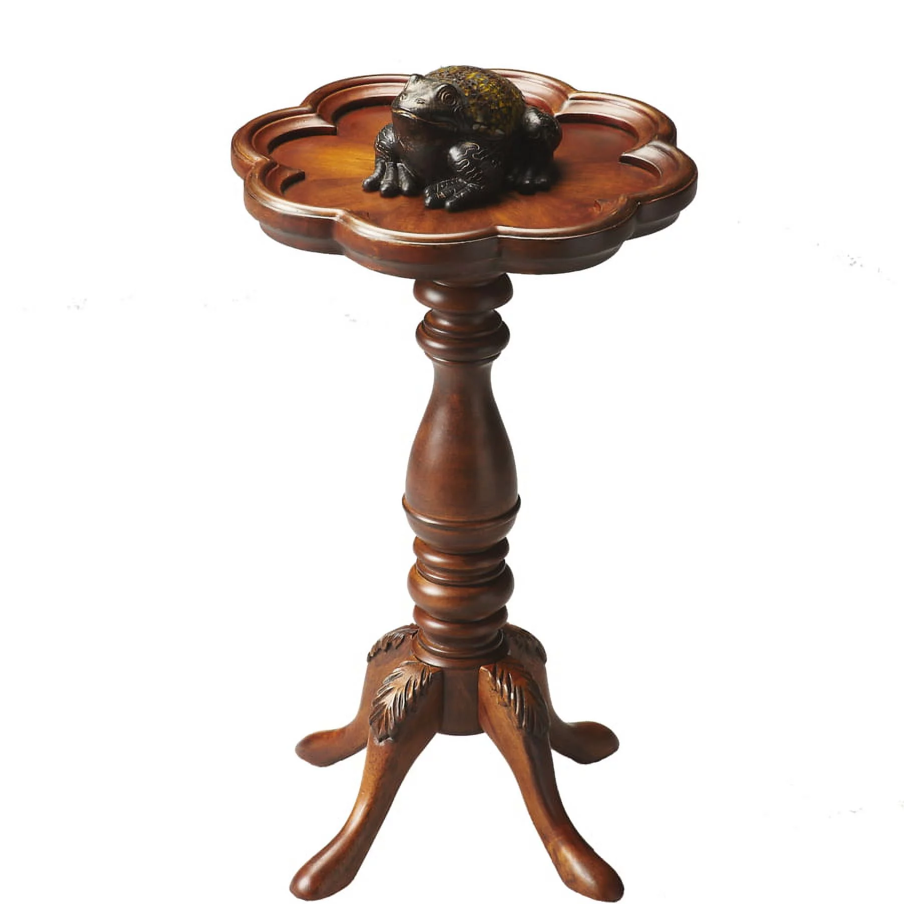 Butler Specialty Whitman Olive Ash Scalloped Edge Accent Table