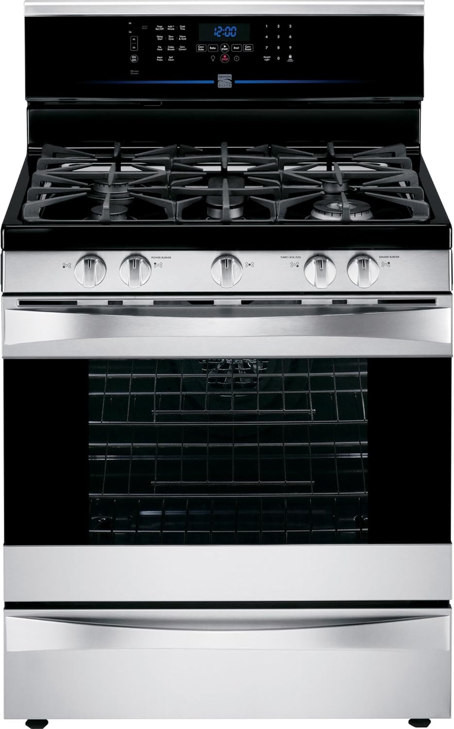 Kenmore Elite 75353 5.5 cu. ft. Self Clean Dual Fuel Range in Stainless Steel, includes delivery and hookup