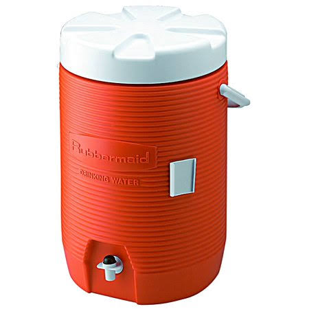 Rubbermaid Home 1683-01 11 3 Gal Orange Commercial Water Cooler