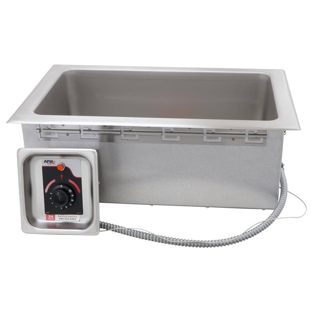 APW HFW-1D Drop-In Hot Food Well w/ (1) Full Size Pan Capacity, 120V
