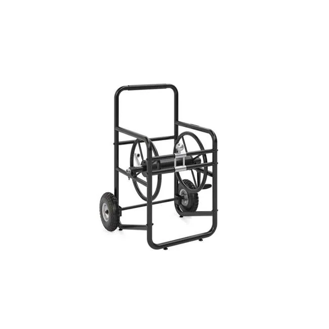 200 ft. Pro Hose Reel Cart Black Steel - Radiant Selections