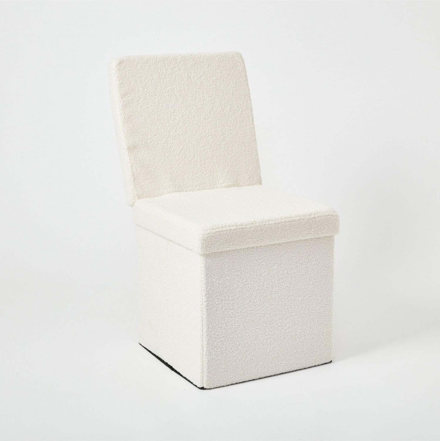 Dormify Carter Collapsible Storage Ottoman Chair | Small Space Living | Storage | Dorm Room Essentials | Dorm Essentials | Apartment Essentials |