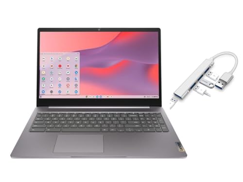 Lenovo IdeaPad 3i Chromebook 15.6” FHD 1920 x 1080 Display | Intel Celeron N4500 1.1GHz | Intel UHD Graphics | Camera |Grey | 4GB RAM | 64GB SSD |