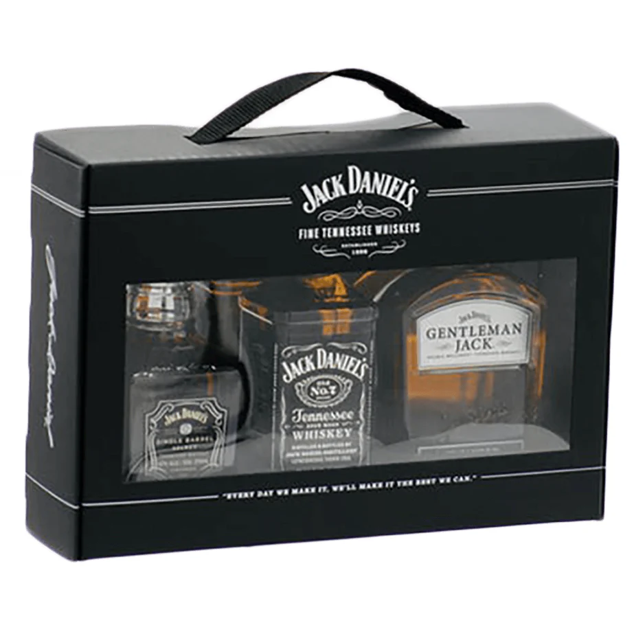 Jack Daniel's 375ml 3 Bottle Set - Jack Daniel's Gentleman Jack, Jack Daniel's Old No. 7, Jack Daniel's Single Barrel Select - Nestor Liquor