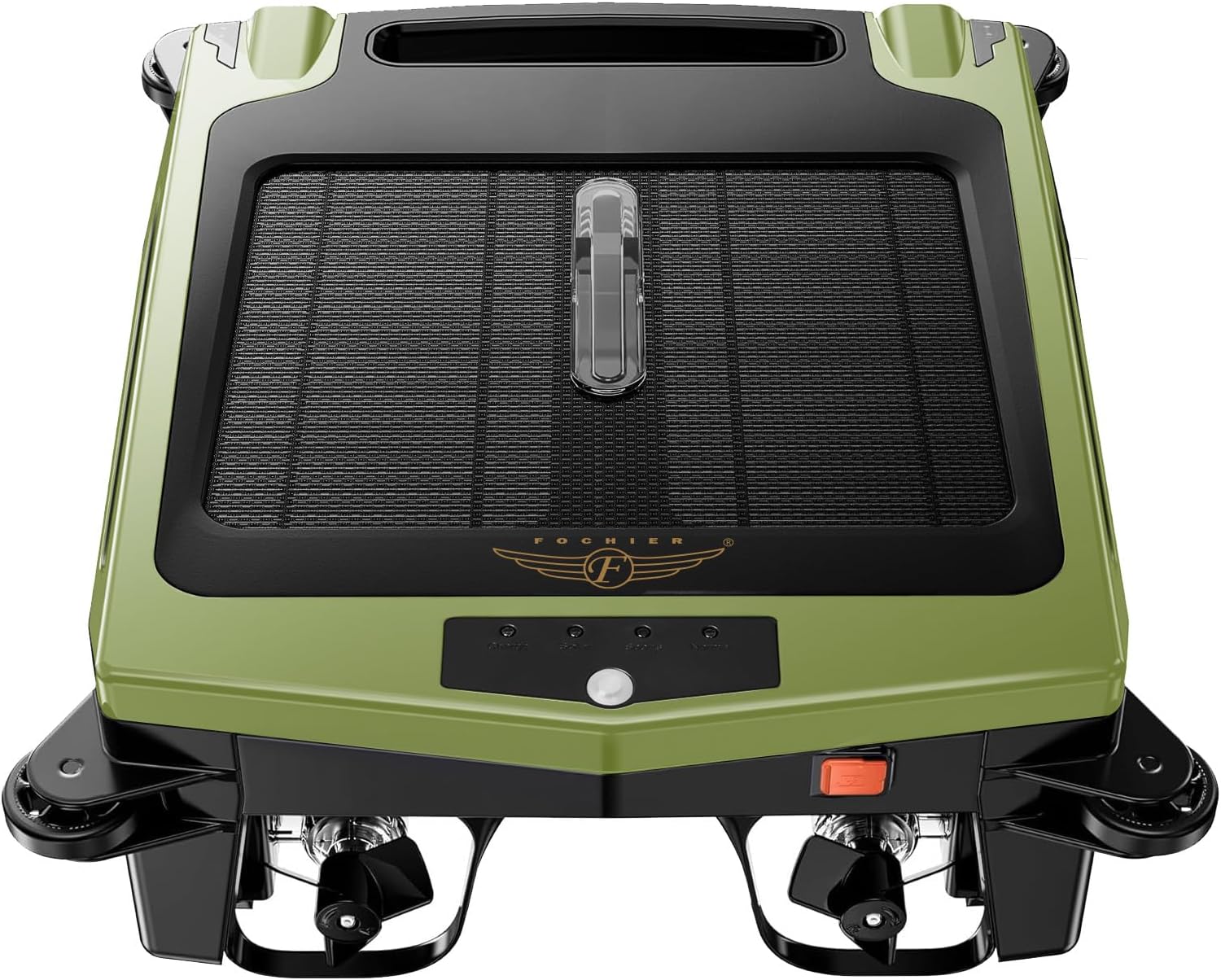 (2024 New) Cordless Robotic Pool Cleaner, Solar Powered Pool Skimmer for Pool Surface with Dual Charging Options