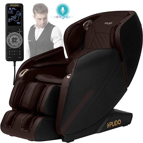 2024 4D Massage Chair Full Body | Zero Gravity Shiatsu Massage Chairs Recliner with AI Voice with Heated SL Track Bluetooth Speaker Airbag Yoga