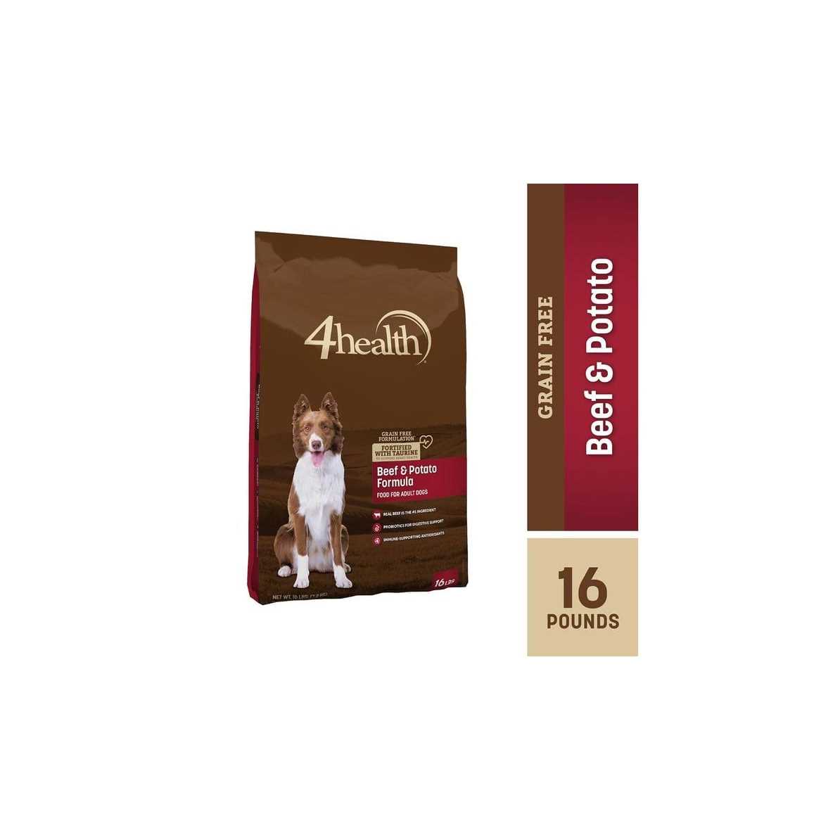 4health Grain Free Formulation Beef and Potato Formula Dry Dog Food - Pet Supplies online store