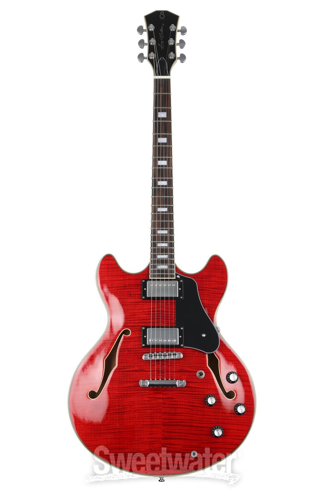 Sire Larry Carlton H7 Hollowbody Electric Guitar See-Thru Red