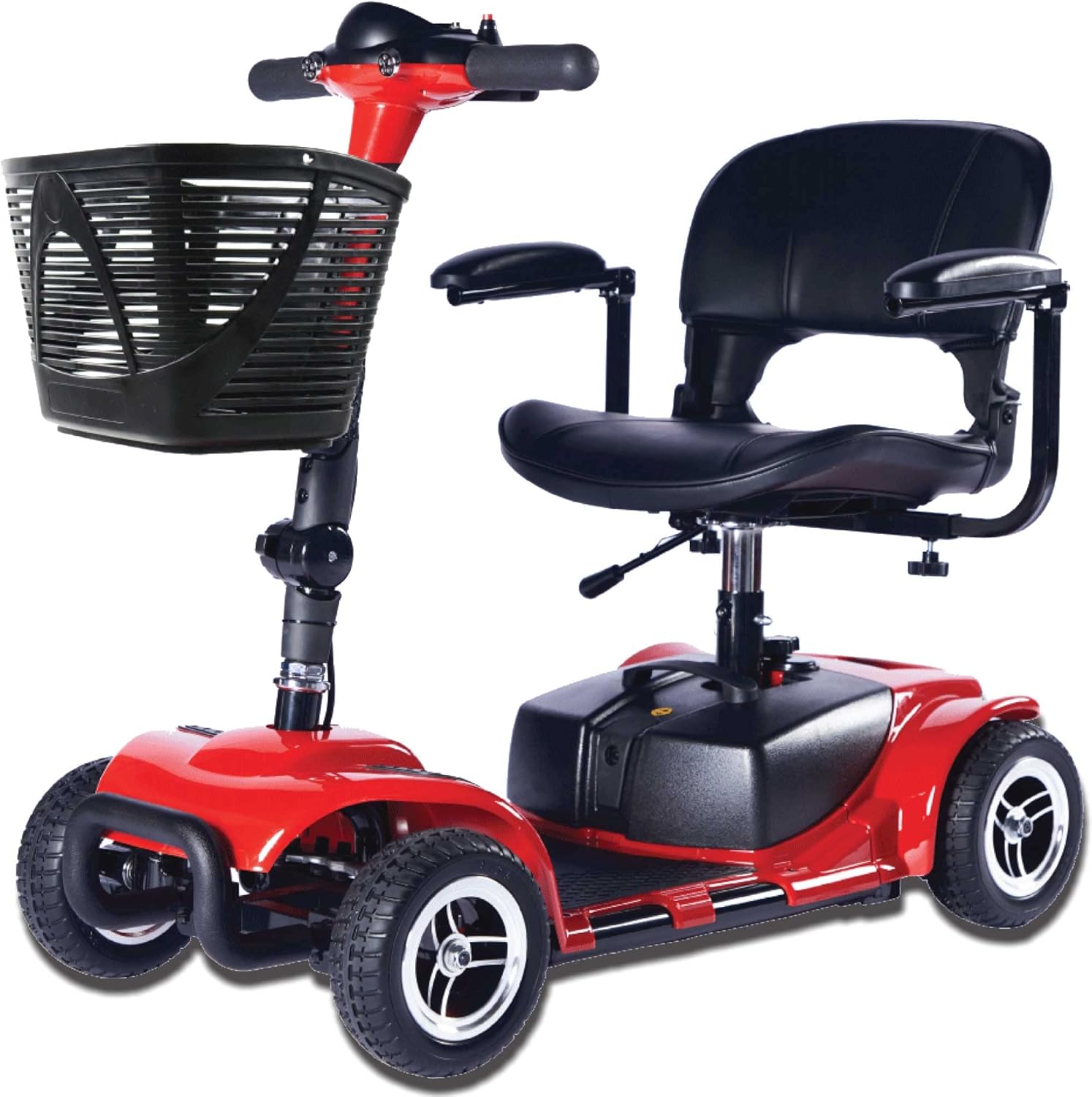 Zip'r Roo 4-Wheel Scooter - Portable Folding Mobility Scooter - Power Electric Mobility Scooters for Seniors, Adults, Handicapped, Elderly