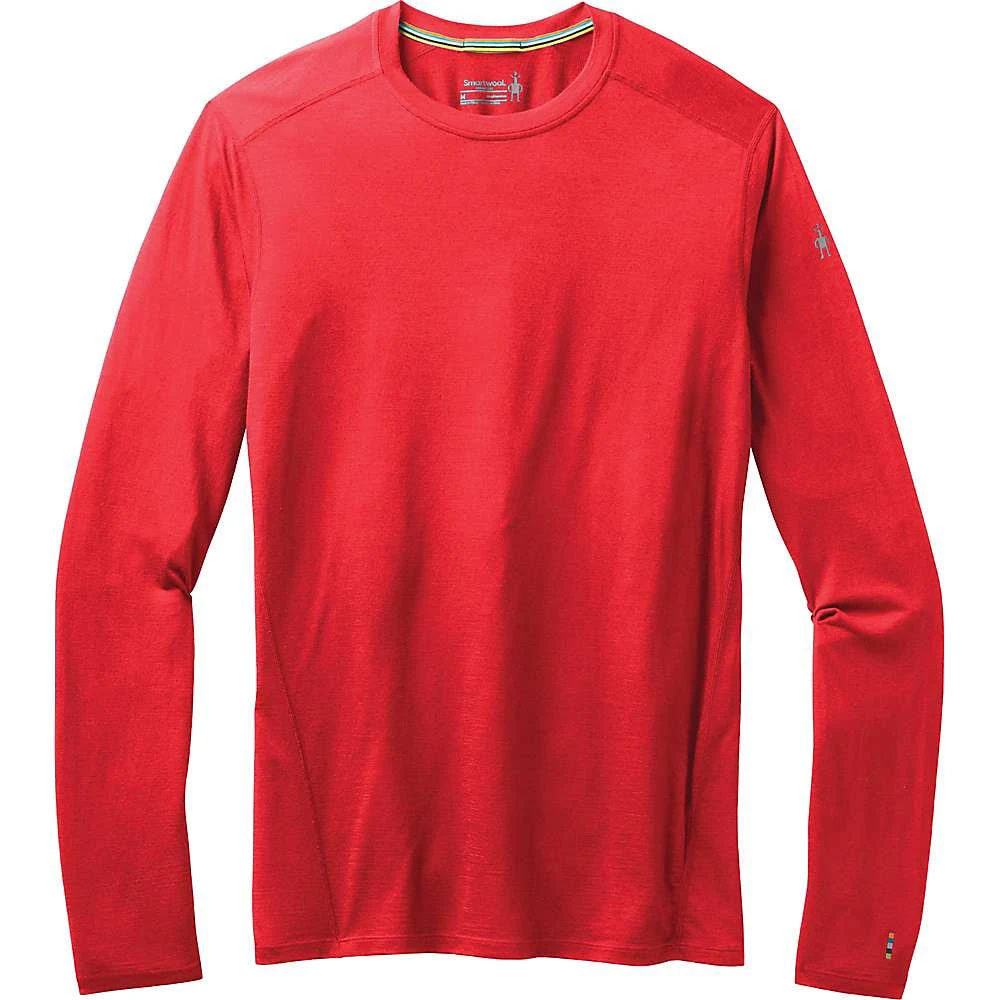 Smartwool Men&s Merino 150 Baselayer Long Sleeve Shirt, Cardinal Red, Medium