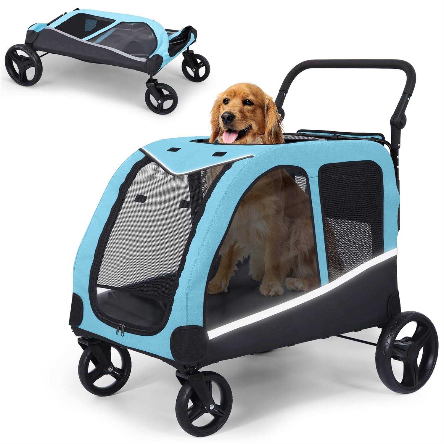 Saudism Dog Stroller For Large Dogs Extra Large Pet Stroller For For Medium Dogs - Pet Supplies online store