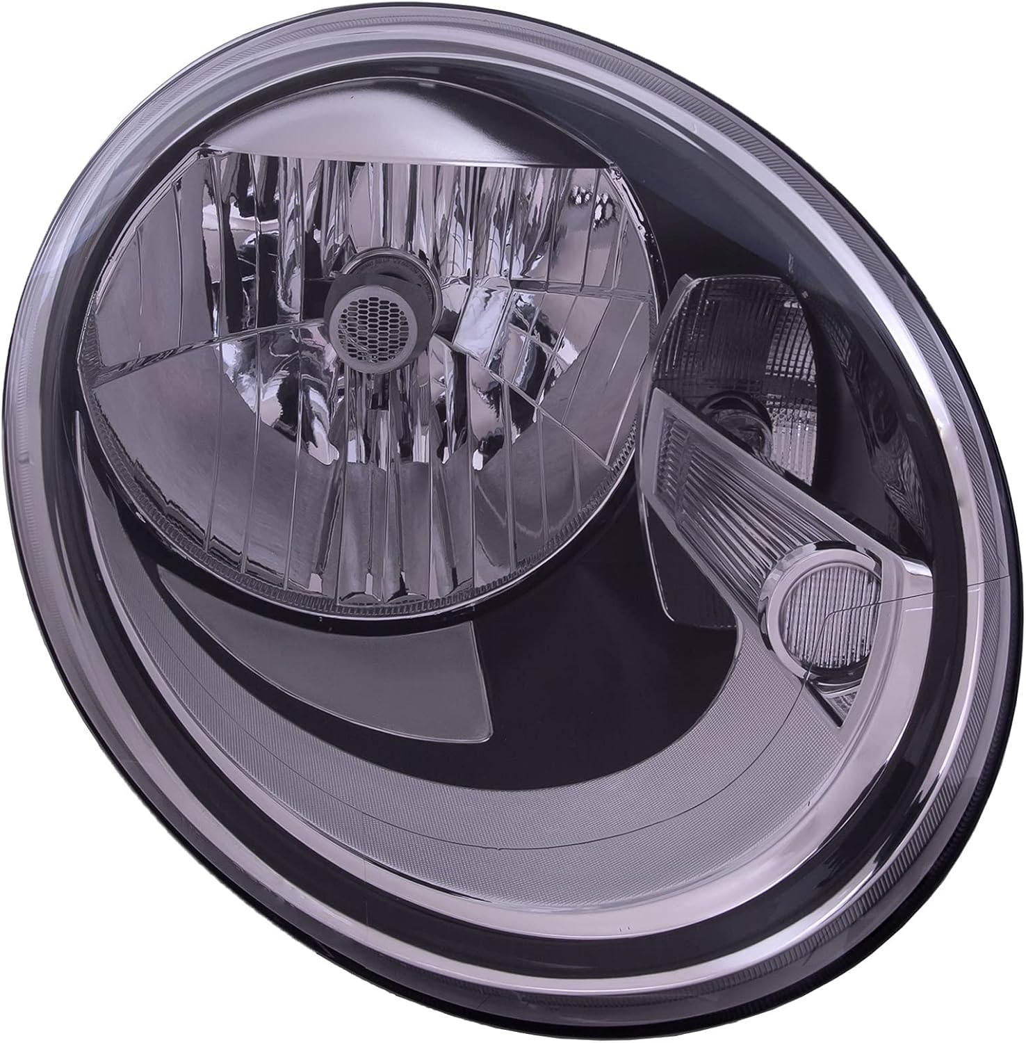 HEADLIGHTSDEPOT Headlight Halogen CAPA Certified Left Hand Driver Side Compatible With 2012-2019 Volkswagen Beetle