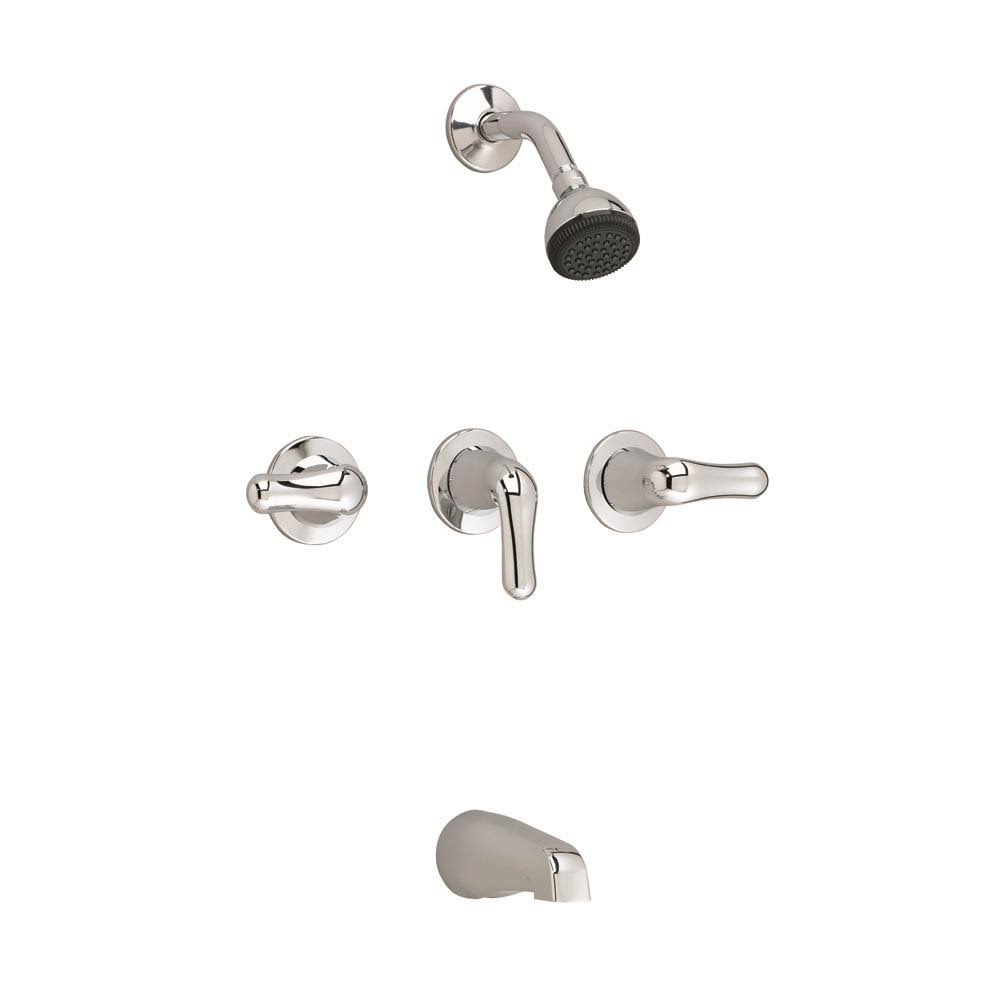 American Standard 3375.502.002 Colony Soft 3-Handle Bath and Shower Polished Chrome