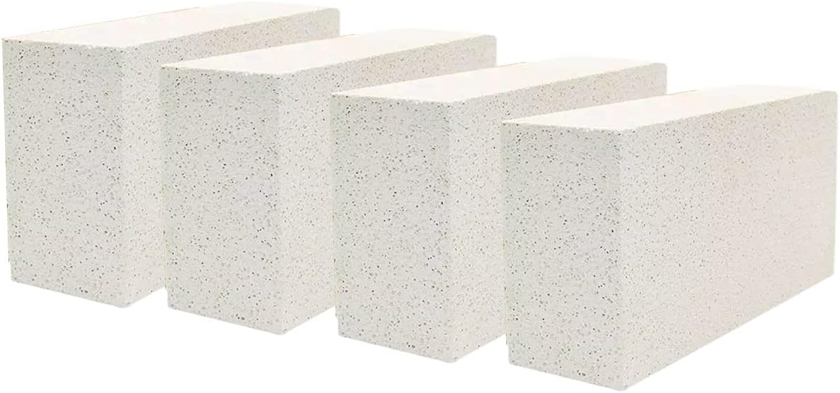 Fengqiwu Insulating Fire Brick - Withstand a Temperature of 2300℉/ 1260℃ of Fire Brick, for Kilns, Forges, Metal Clay Firing, Jewelry Soldering