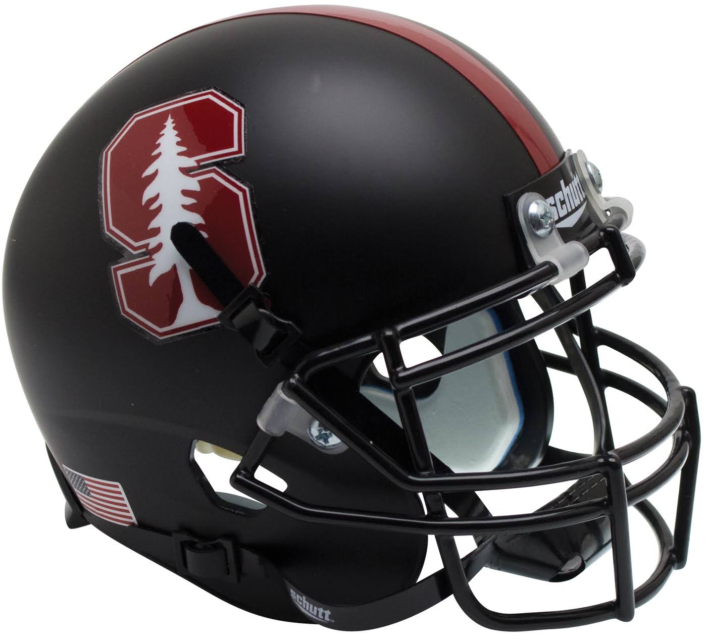 Schutt Authentic Stanford Cardinal Black Alt XP Football Helmet