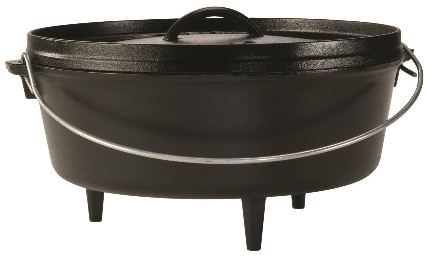 Lodge Cast Iron Camp Dutch Oven 6-Quart