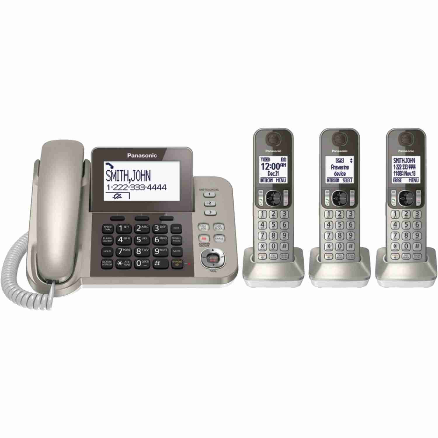 Panasonic KX-TGF353N Dect 6.0 Cordless Phone - Champagne Gold