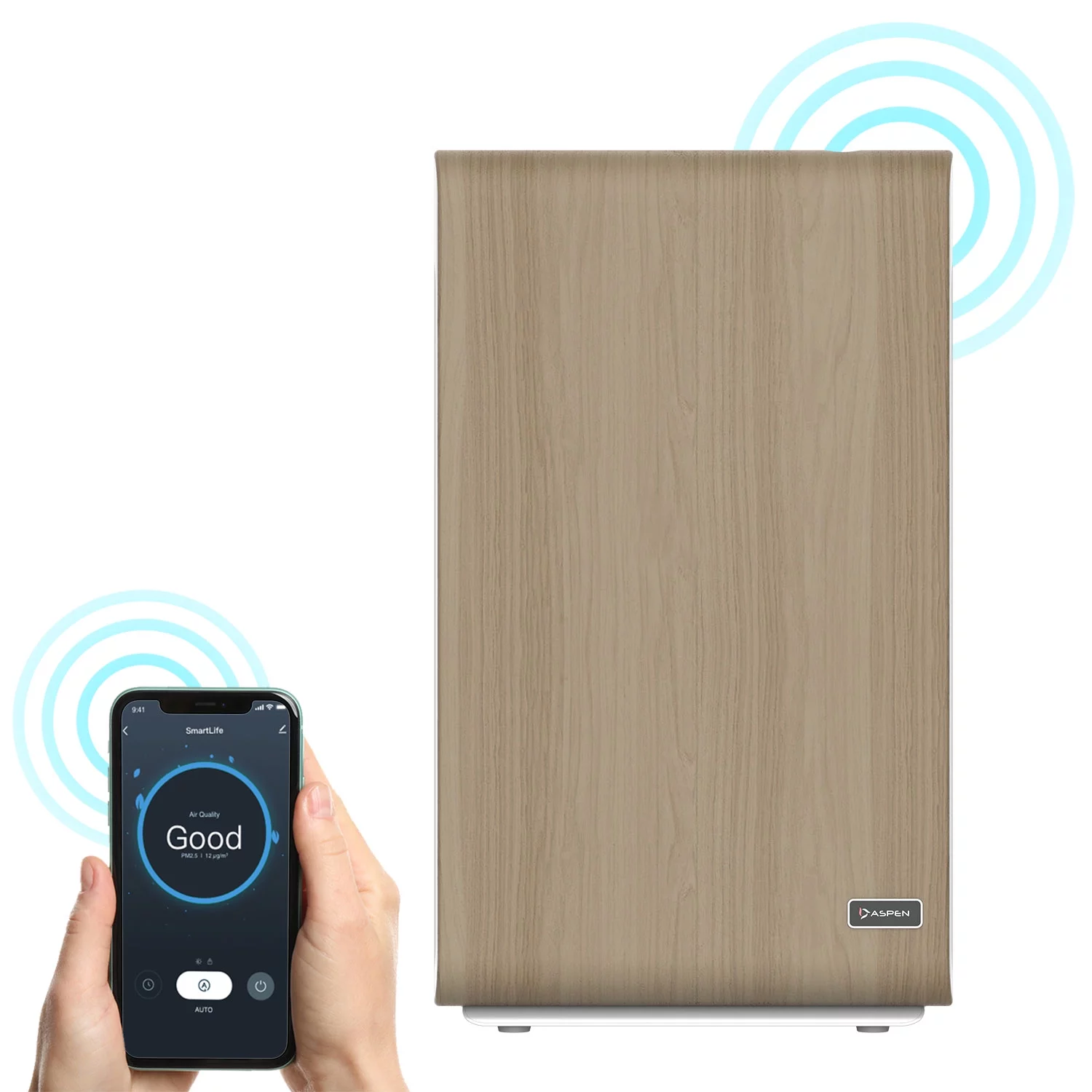 THE ASPEN Smart Air Purifier for Large Rooms (Maximum 1500 Sq.Ft)