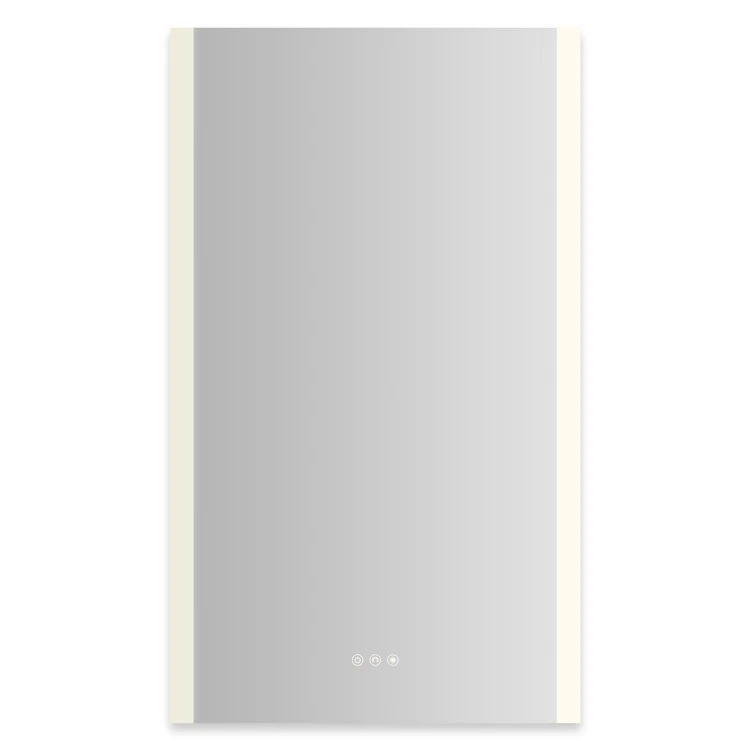 Medicine Cabinet AIO 24 x 40 Inch with Vertical Edge Lighting 1 Doors Triple Mirror Right Hinge