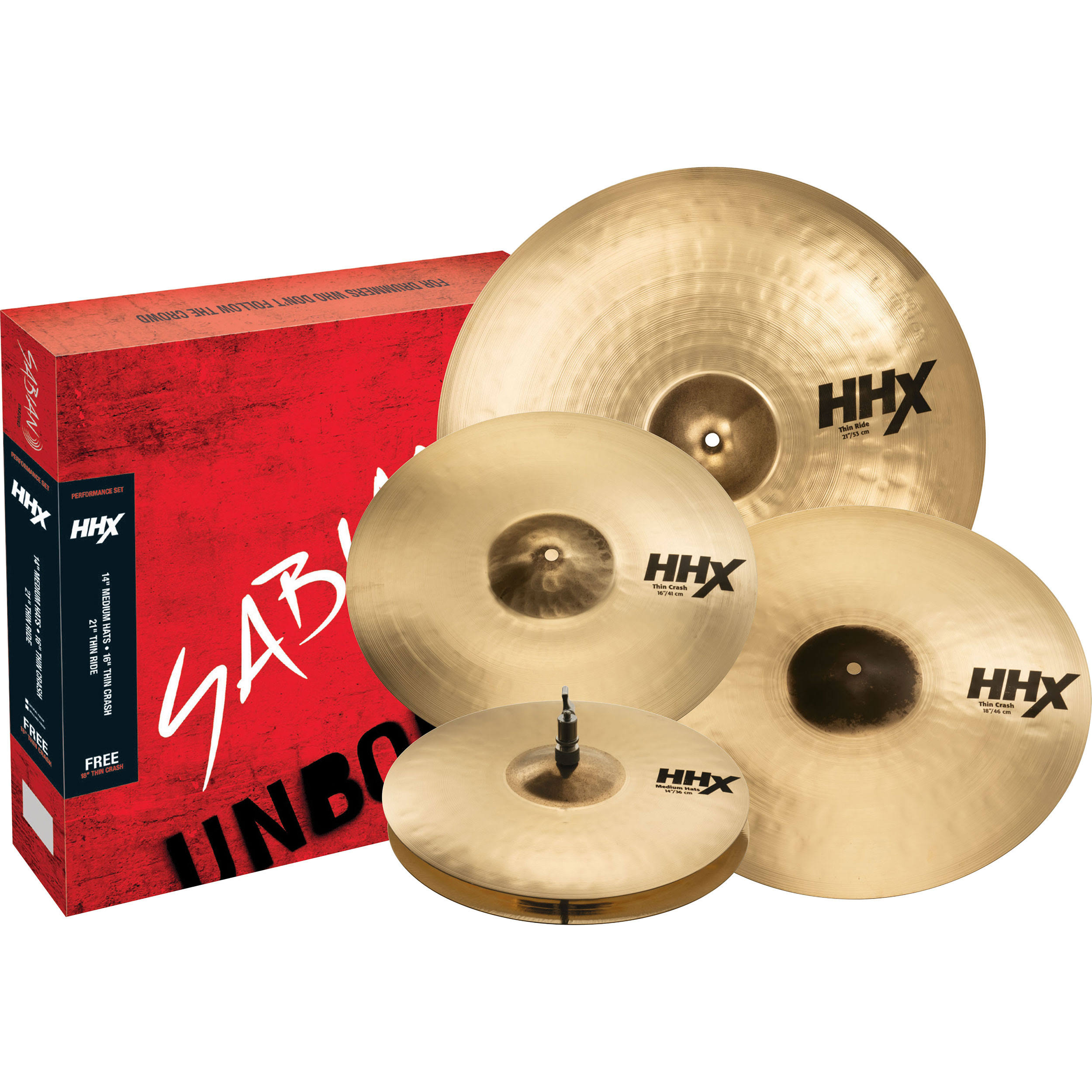 Sabian HHX Performance Cymbal Set Brilliant