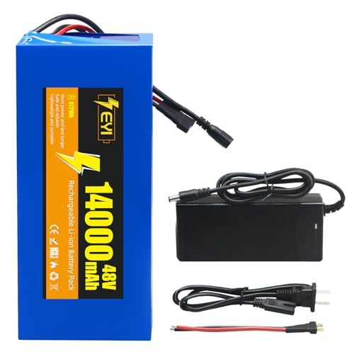 36V Ebike Battery 10Ah Lithium Battery Electric Bike Battery Replacement for 200-1000W Electric Bike Bicycle Scooter Motor with 2A Fast Charger