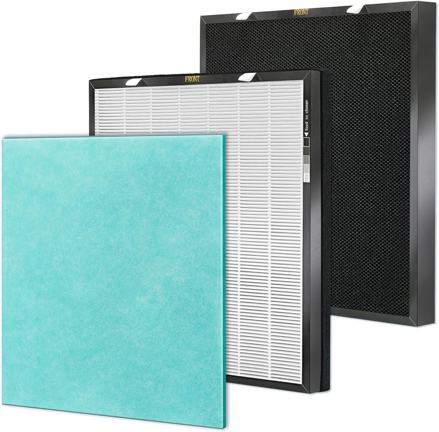 SOMEWAYTOP RFM80 Replacement Filter Kit Compatible with Oransi Filter Replacement Max OVHM80 HEPA Air Purifier Part RFM80 for Home 1 H13 True HEPA
