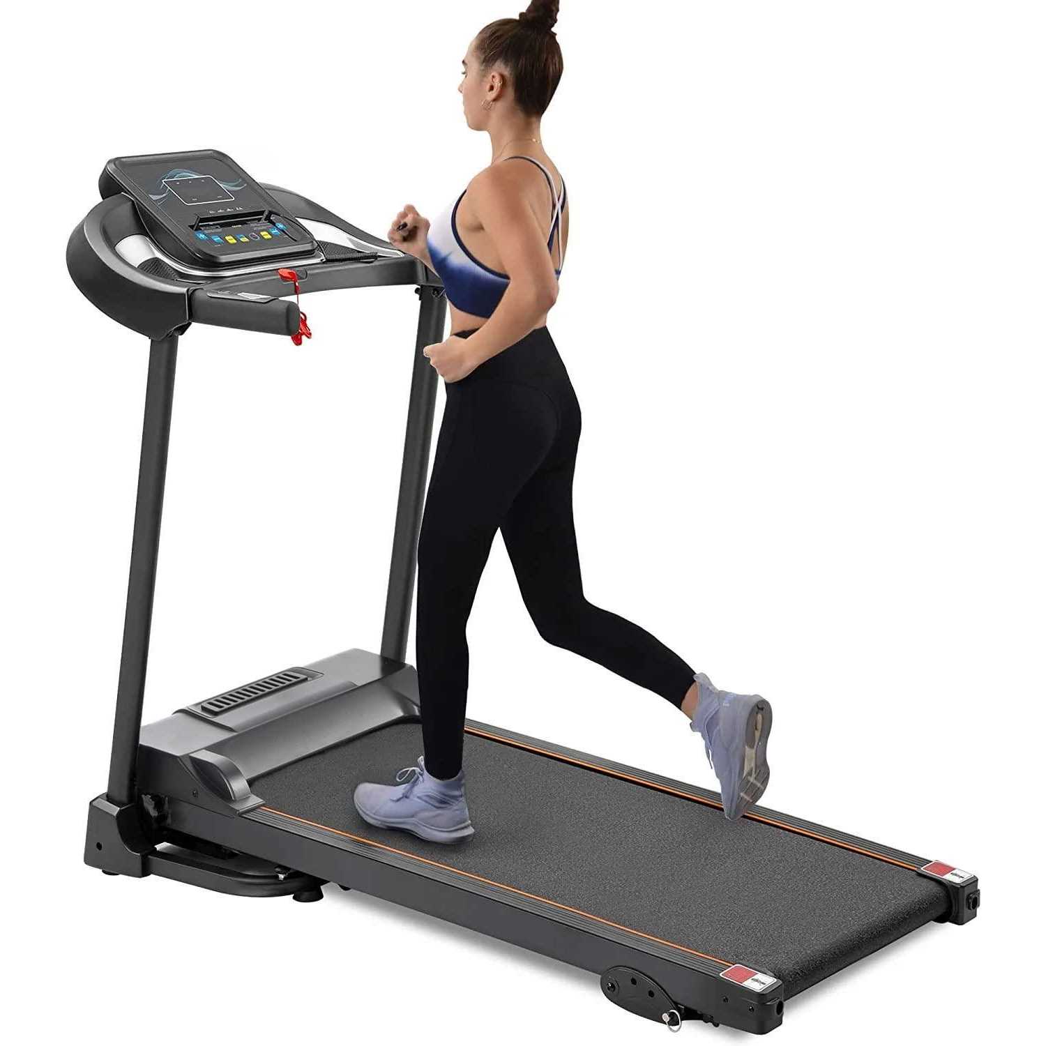 Merax Folding Electric Treadmill with Incline 2.5HP Energy Saving 12 Preset Programs Running Walking Jogging Machine for Home Office Indoor Cardio
