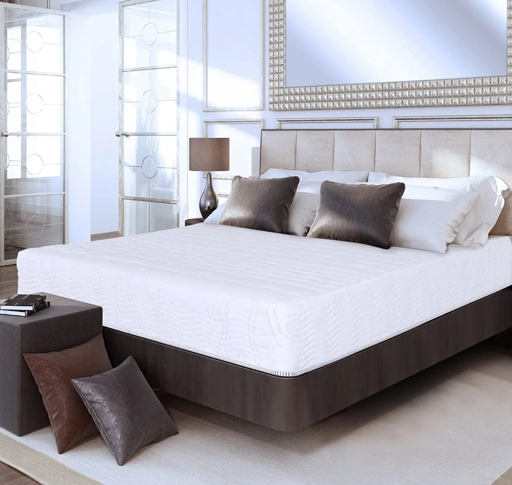 YILAN Queen Mattress, 10 Inch Support Cloud Hybrid Mattress, Gel Infused Memory Foam, Pocket Spring for Support and Pressure Relief