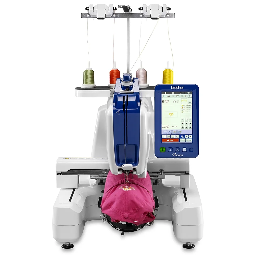 Brother Persona PRS100 Embroidery Machine with Cap Driver Bundle - Curated Treasures Market