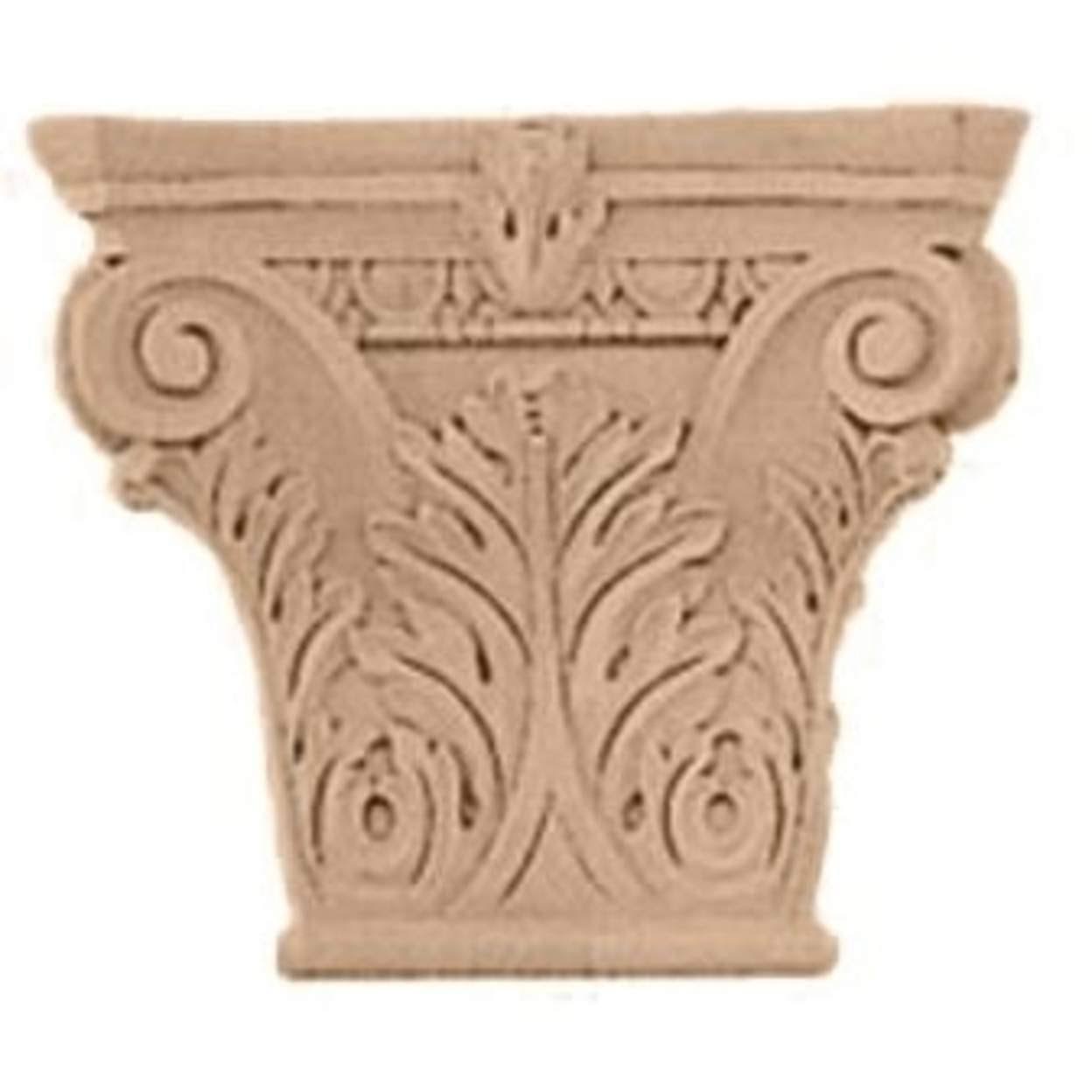 Ekena Millwork Large Floral Roman Corinthian Capital (Alder)