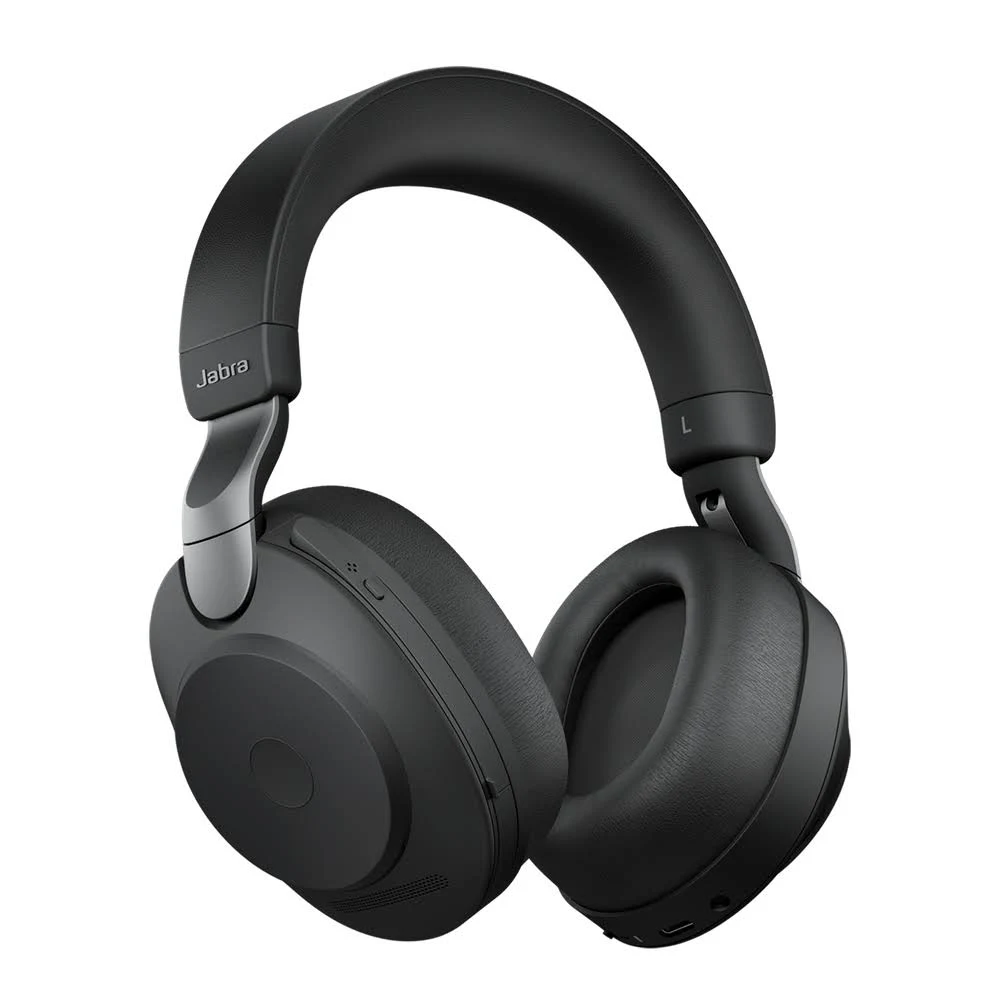 Jabra 28599-989-899 Evolve2 85 Noise-Canceling Wireless Over-Ear Headset (Unified Communication, USB Type-C, Black)