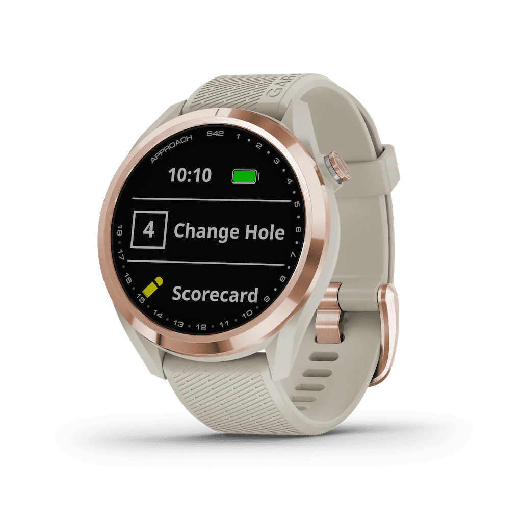Garmin Approach S42 Golf GPS Watch, Black