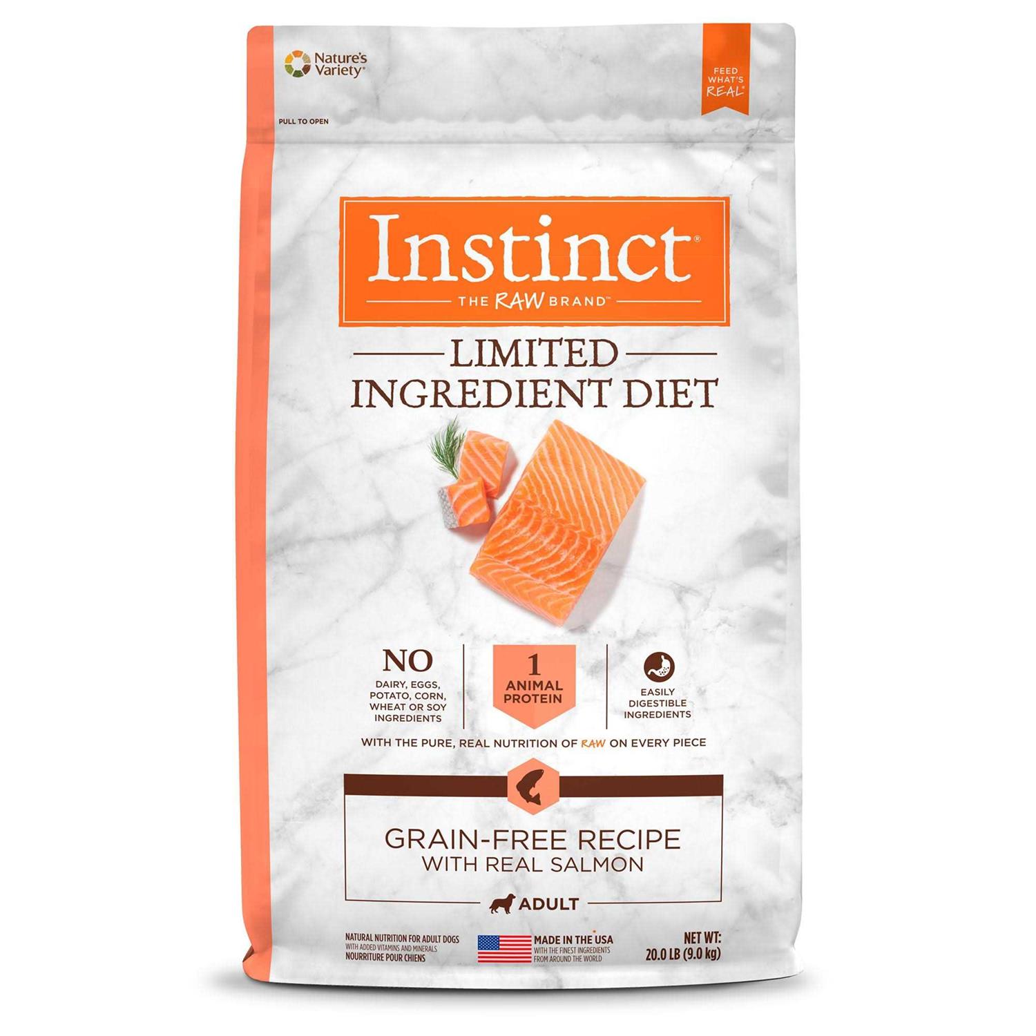 Instinct Limited Ingredient Diet Grain-Free Real Salmon Recipe Dry Dog Food - Pet Supplies online store