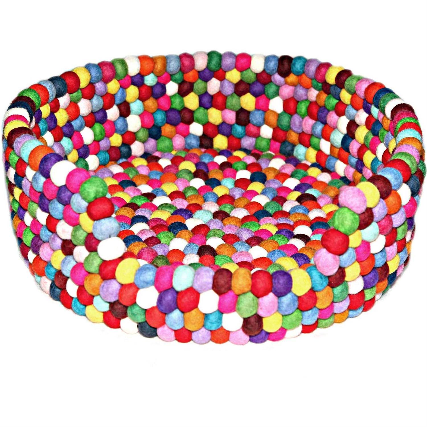 Durkha Premium Felt Bolster Dog Bed - Pet Supplies online store