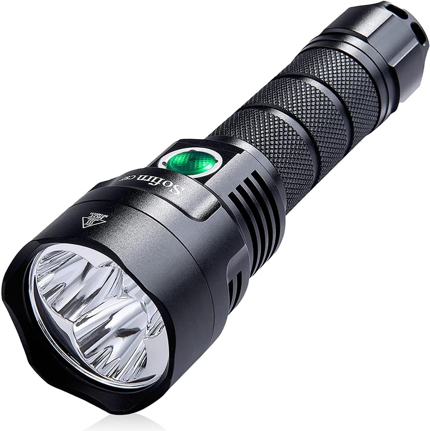 Sofirn C8F Flashlight High Lumens 3500 Lumens, Powerful Flashlight with 3X LH351D LED 5000K 90 High CRI, for Camping, Hiking Lantern