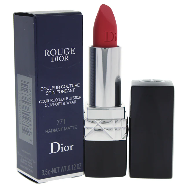 Christian Dior Rouge Dior Couture Colour Comfort & Wear Lipstick - # 771 Radiant Matte by Christian Dior for Women - 0.12 oz Lipstick