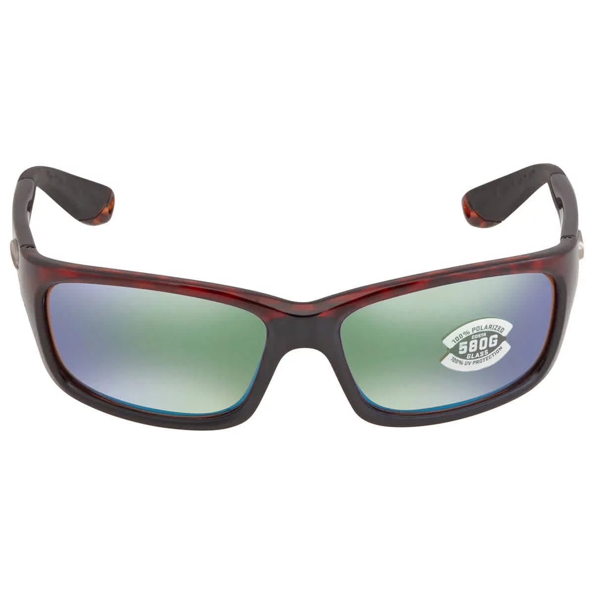 Costa Del Mar JOSE Green Mirror Polarized Glass Rectangular Men's Sunglasses JO 10 OGMGLP 62