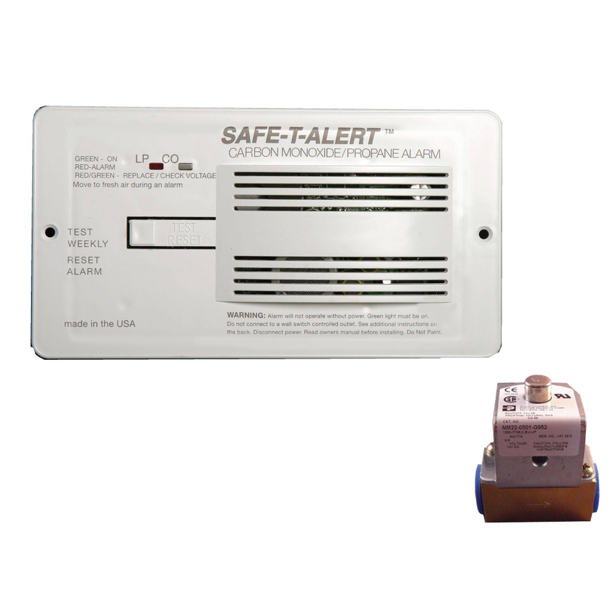 MTI Industries 70-742-R-WT-KIT Carbon Monoxide Propane Alarm White