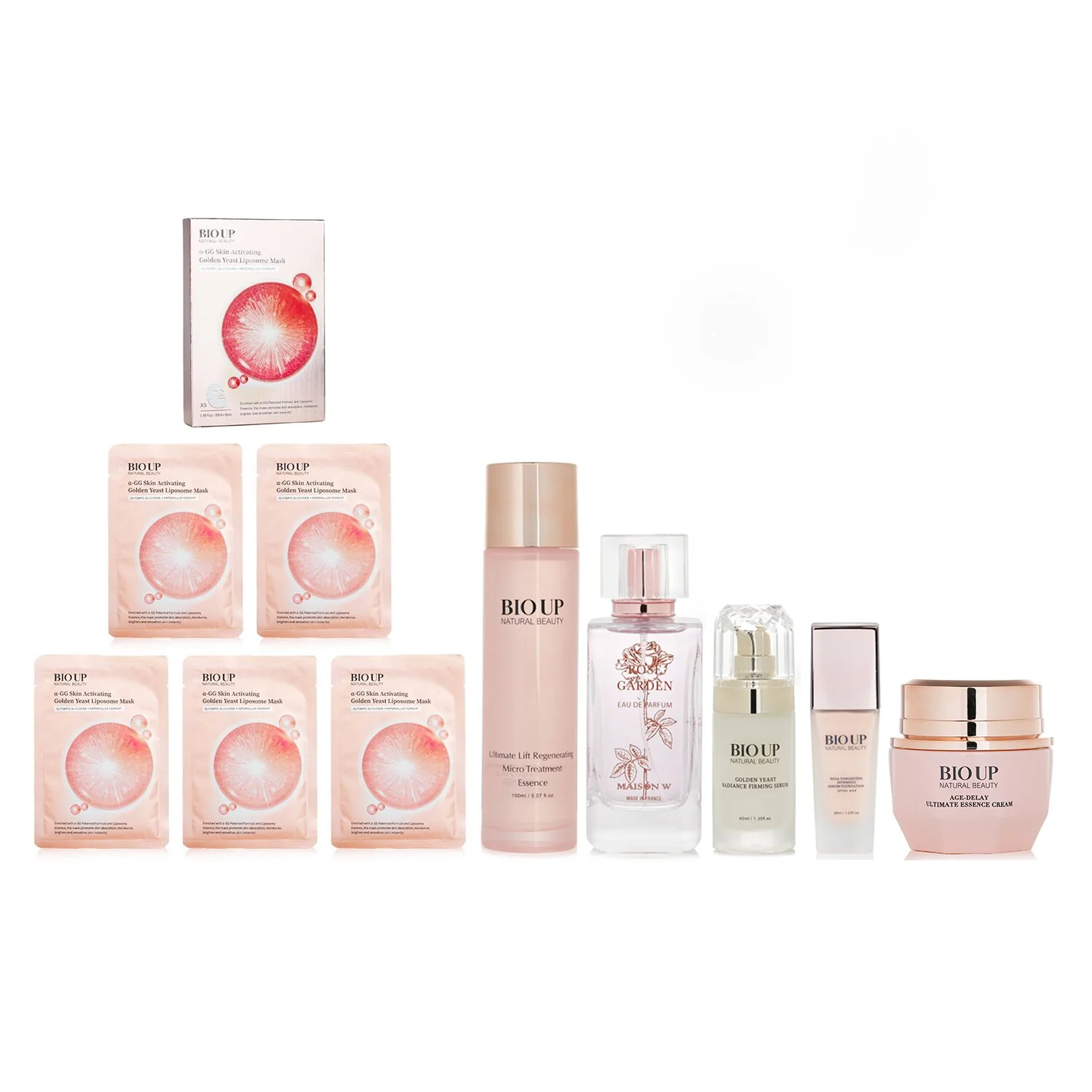 Maison W Maison W Rose Garden & Natural Beauty BIO UP Bundle  6pcs