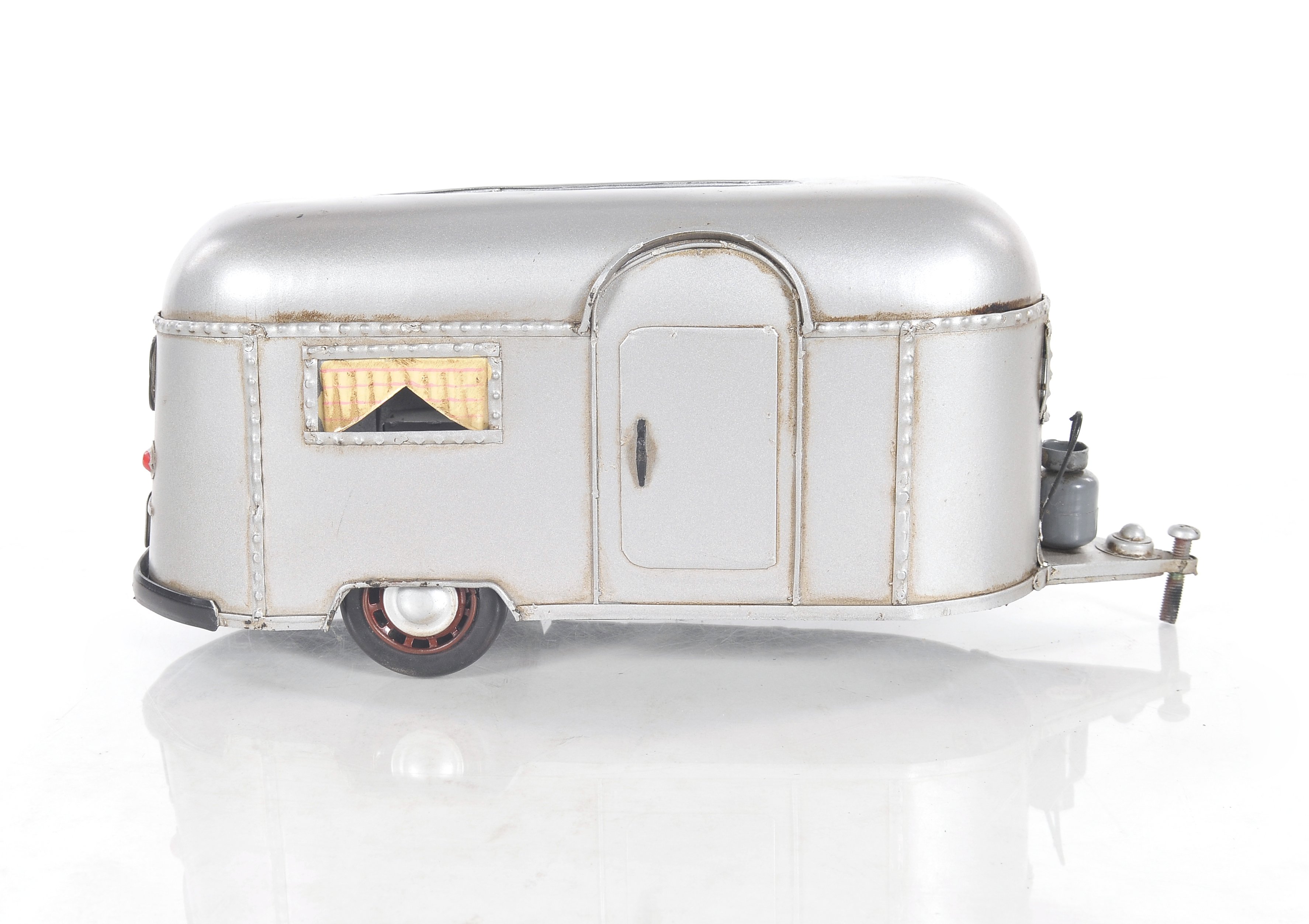 Camping Trailer Tissue Holder Iron Vintage Model