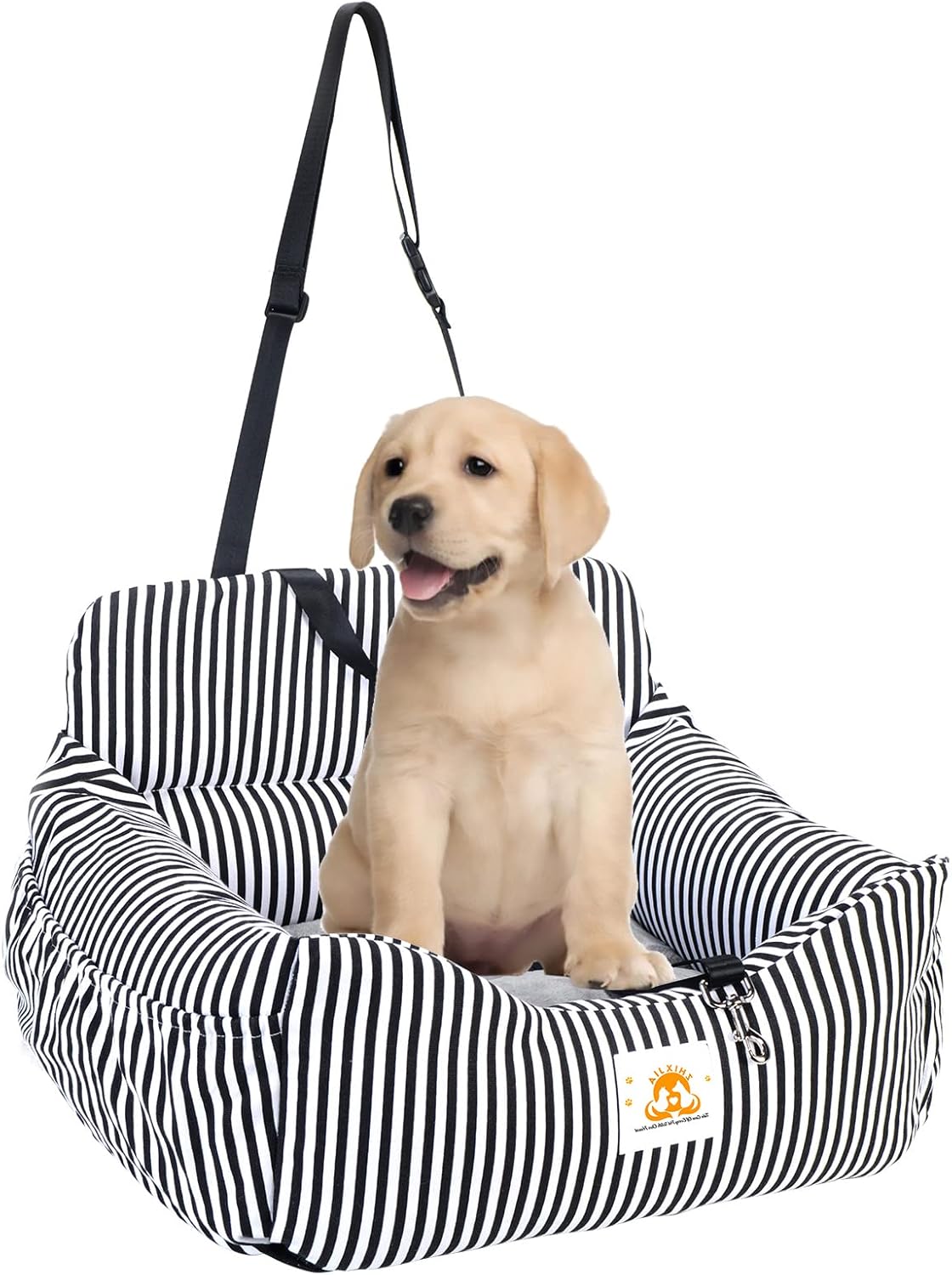 Dog Car Seat,Dog Car Seats for Small Dogs Travel Bed,Pet Booster Seat with Storage Pocket and Safety Leash