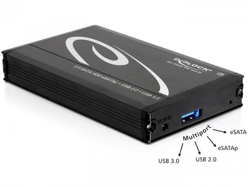 2.5 External Enclosure SATA HDD u003E Multiport USB 3.0 Drive Case 42492